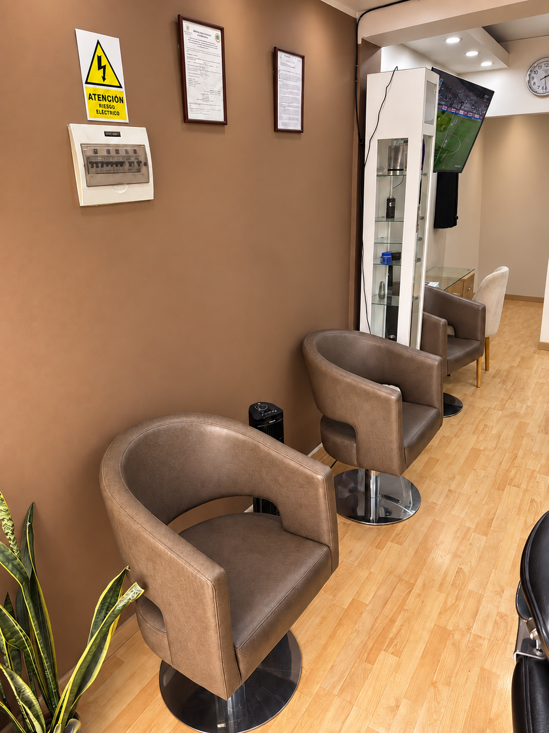 Ambiente de Noa's Barbershop en San Borja